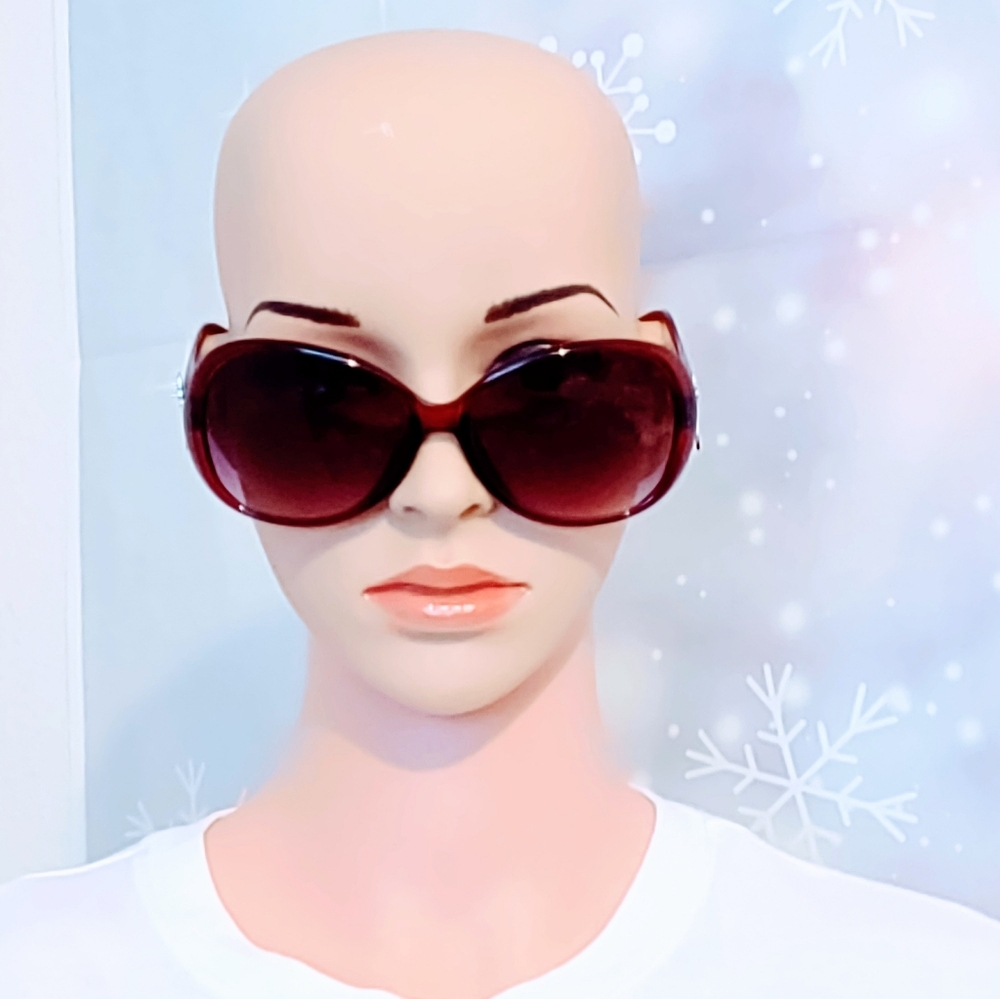 RETRO FASHION SUNGLASSES WOMEN'S SPRING SUMMER PURPLE TINT LENS